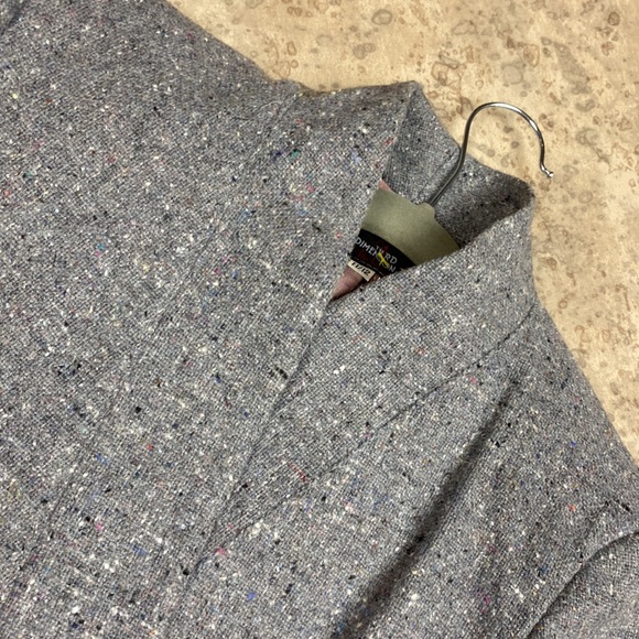 Vintage Grey Speckled Pant Suit - Picture 2 of 10